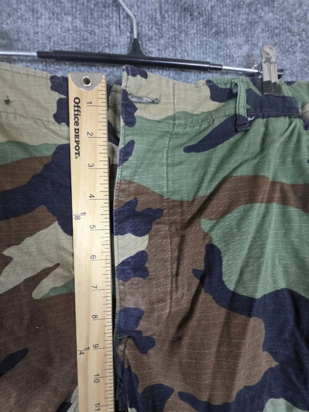 US Military BDU Pants Mens Medium Regular Woodland Camo Cargo Drawstring Ripstop